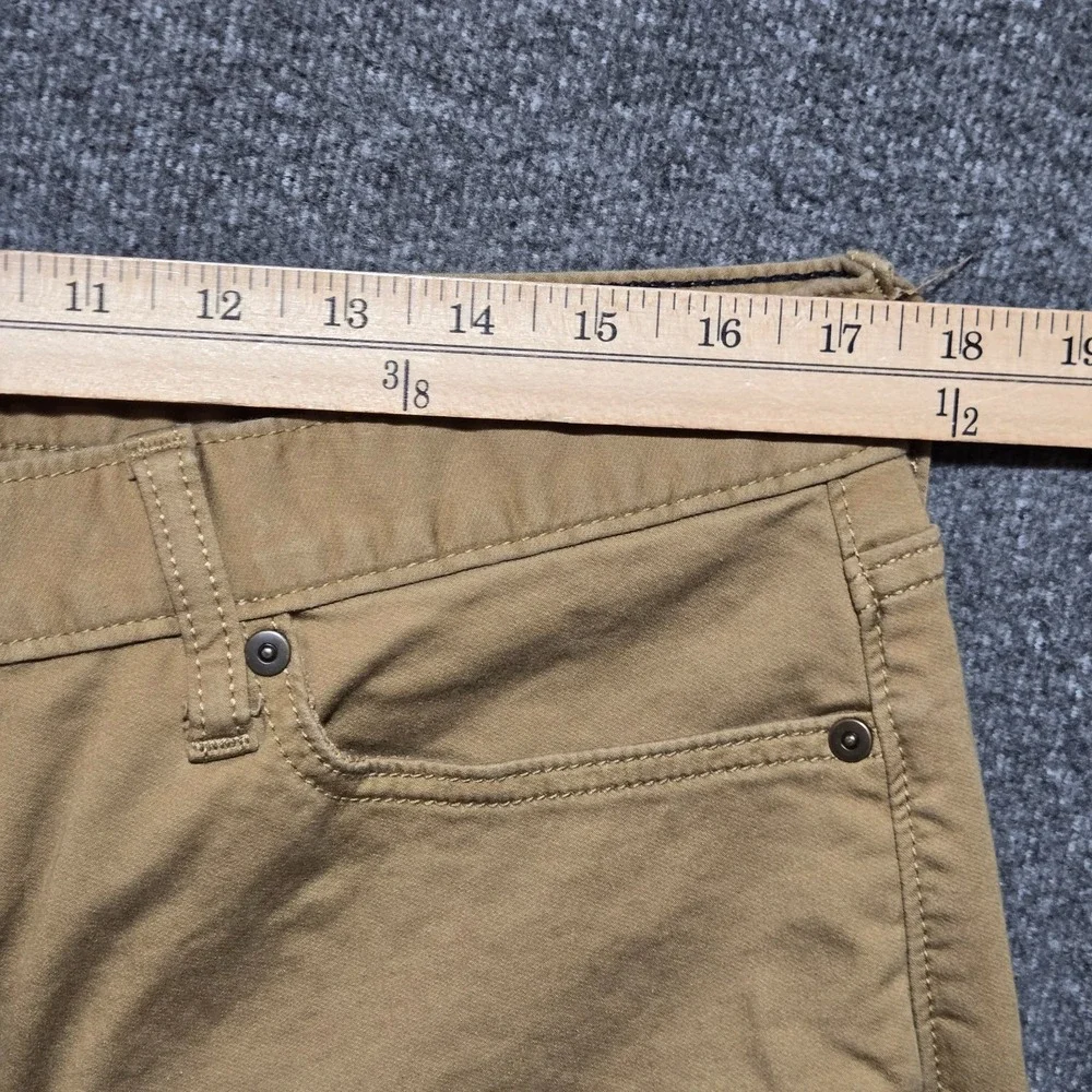 Banana Republic Traveler Athletic Tapered Fit Pants Mens 35x32 Tan Khaki Chino‎